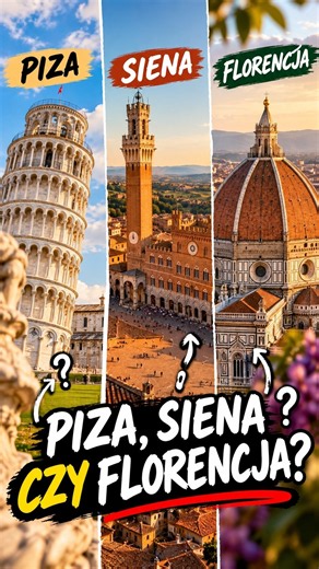 Piza, Siena, Florencja #italytravel #toskania #travel #włochy #europeanribbon