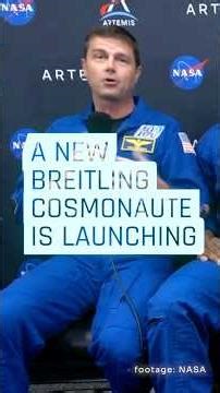 Artemis II Astronauts Spotted Wearing the New Unreleased Breitling Navitimer Cosmonaute?