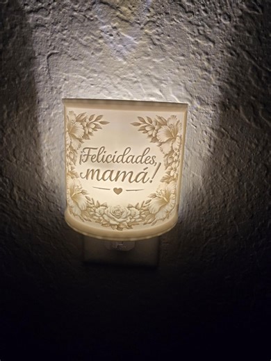 Felicidades Mamá Night Light | Spanish Mother's Day Gift | Día De Las Madres | Latina Mom Gift | Regalo Para Mamá | 3D Lithophane Lamp - Etsy