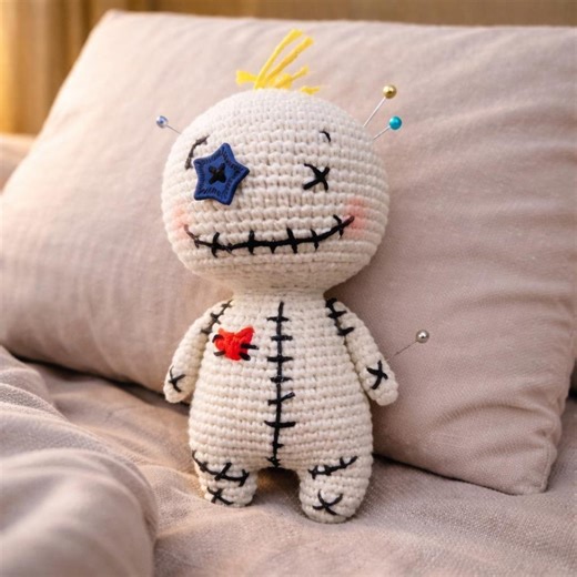 Crochet Voodoo Doll Pattern – Creepy Amigurumi (PDF Pattern) - Etsy UK