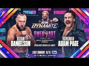Bryan Danielson Vs Hangman Adam Page - Men’s Owen Hart Foundation Tournament Final - Highlights.