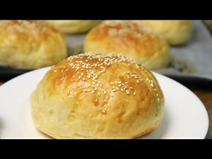 Classic Brioche Burger Buns Recipe ! MRBAKER