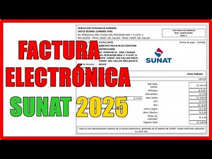 📄💻 How to Issue an Electronic Invoice in SUNAT 2025 ✅