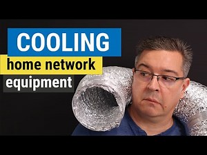 Cooling network closet with AC Infinity CLOUDLINE T6
