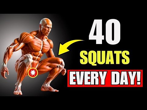 This Is What REALLY Happens to Your Body If You Do 40 Squats a Day!