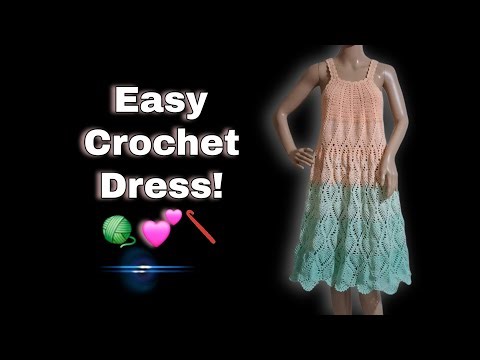 How to Crochet a Flowy and Stylish Dress *Lesson 122*