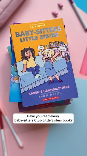 Big adventures come in small packages. Have you checked out Baby-sitters Club Little Sister graphic novels by Ann M. Martin yet? By Ann M. Martin, Katy Farina, illustrated by Katy Farina 🧹 Baby-sitters Little Sister Graphix #1: Karen's Witch 🛼 Baby-sitters Little Sister Graphix #2: Karen's Roller Skates 📅 Baby-sitters Little Sister Graphix #3: Karen's Worst Day 🐈 Baby-sitters Little Sister Graphix #4: Karen's Kittycat Club 📷 Baby-sitters Little Sister Graphix #5: Karen's School Picture 🎂 B