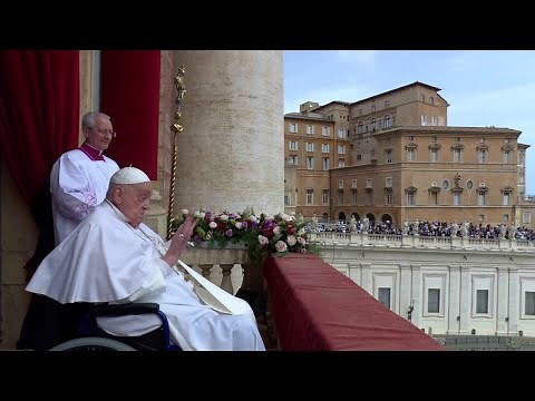 Bénédiction Urbi et Orbi || Pâques 2025