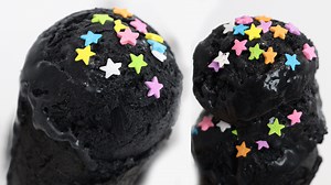 Black Charcoal Ice Cream