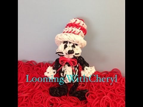 Rainbow Loom The Cat In The Hat - Looming WithCheryl