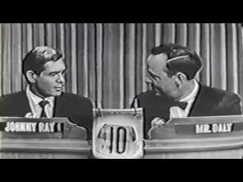 What's My Line - Johnnie Ray (1954)
