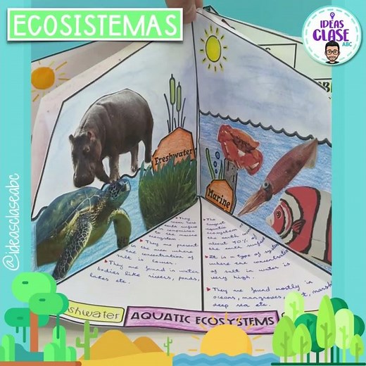 Ecosystems Triorama Project - Biomes learning resource- Triorama Ecosistemas- Ciencias Naturales