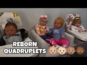 Morning Routine With Reborn Quadruplets | Gabi Reborn