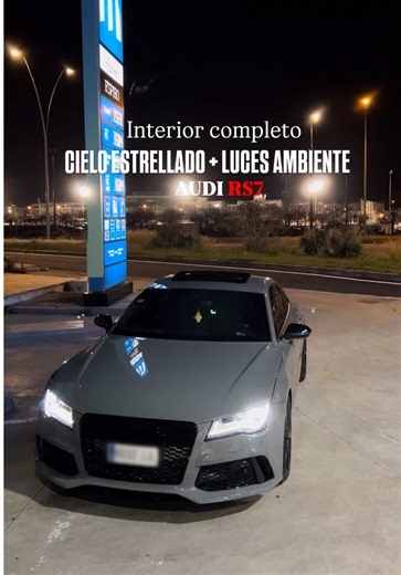 Instalación cielo estrellado más luces ambiente para las cuatro puertas Audi RS7 🔥 #audi #audirs3 #audiquattro #audia7 #audirs7