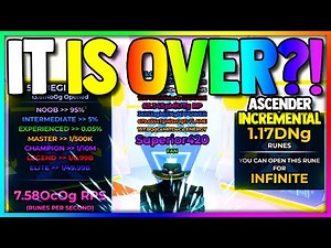 BAD NEWS for Roblox Ascender Incremental...