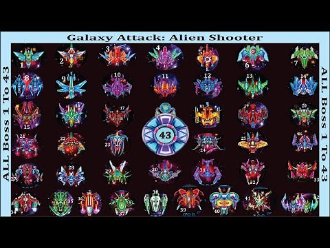 Galaxy Attack Alien Shooter | New Boss Mode | 1 To 43 Boss Full Video | By Apache Gamers Official