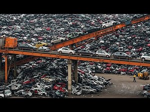 Most Powerful Crushing & Shredding Machines That Obliterate Anything – Fast Car Destruction Part4