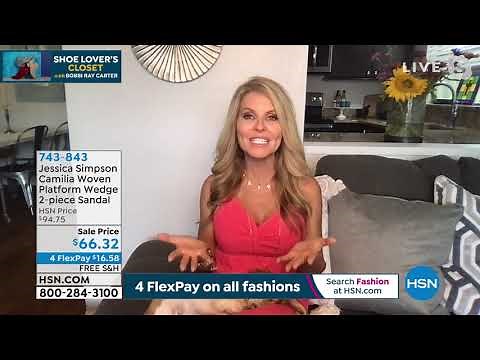 Jessica Simpson Camilia Woven Platform Wedge 2piece Sand...