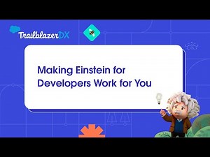 Making Einstein for Developers Work for You