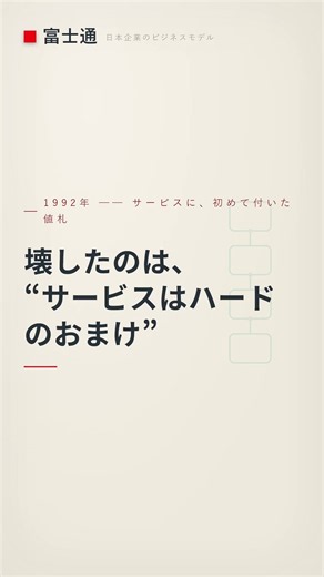 まだ500台が動く機械の最期を、13年前に自分から宣言した｜富士通のビジネスモデル #Shorts
