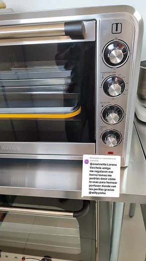 Respuesta a @jeannitto Hoy le explicaré el uso de horno Thomás de 100 litros. Espero que mi explicación les ayude 😸 #hornothomas #horno #aprende