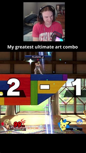 My greatest ultimate art combo #ssbu #smashbros #gaming #supersmashbros #smashultimate #shorts