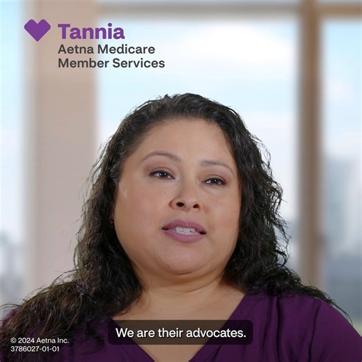 42K views · 256 reactions | Navigating Medicare is easier when you have a trusted partner by your side. That’s why employees like Tannia are here to help members get the most out of their Aetna® Medicare plans. Because #HealthierHappensTogether®: https://aet.na/3AZHxiu #AnnualEnrollmentPeriod | Aetna | Facebook