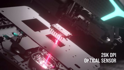 Corsair NIGHTSABRE RGB Wireless Gaming Mouse for FPS, MOBA - 26,000 DPI - 11 Programmable Buttons - Up to 100hrs Battery - iCUE Compatible - Black