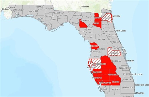 No fireworks allowed. These Florida counties under burn bans on New Year's Eve