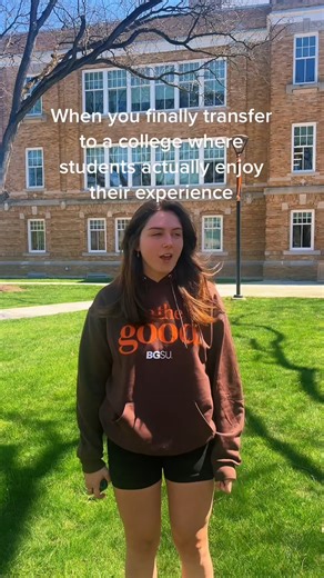 If you're seeing this, take it as your sign to transfer to BGSU 🤭 Located in the heart of one of America’s best college towns, we think Bowling Green is in the right place and is the right size. As a D-1 university, BGSU is big enough to offer all the opportunities of a large school, but small enough the professors know your name. There’s a reason we were ranked the #1 university in Ohio students would choose again (The Wall Street Journal) (6 years in a row!!!!!). Ready to make the move? Visit
