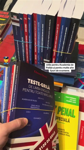 PACHET COMPLET LIMBA ENGLEZĂ ACADEMIA DE POLIȚIE. GIMNAZIU. LICEU. BACALAUREAT. ADMITERE INVATAMANT SUPERIOR. CAMBRIDGE, A1-C2. ȘCOLILE M.A.I., 4 VOLUME - EDWARD DEARĂ, 2025 • 544 de pagini • 290 de pagini • 251 de pagini • 249 de pagini • #academiadepolitie #ministerulafacerilorinterne #admiterepolitie #politia #armata