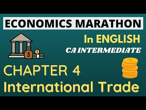 CA Inter Economics - Chapter 4 International Trade (in ENGLISH)