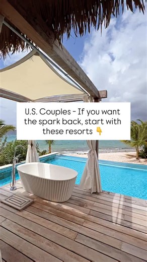 That Resort Girl | Luxury Travel Expert on Instagram: "U.S. Couples - If you want the spark back, start with these resorts… These are the adults only all inclusive resorts my U.S. couples booked (and rebooked) this year. They are adults-only, romantic, and made for connection. Think: champagne on arrival, private pools, ocean views, and the kind of quiet that reminds you why you still choose each other. Whether you’re celebrating your 10th, 20th, or “just because” anniversary, these are the best
