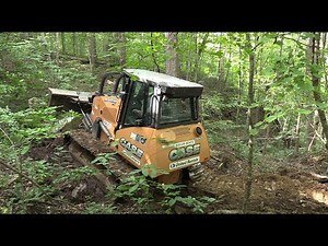 Cutting in NEW TRAILS with the dozer