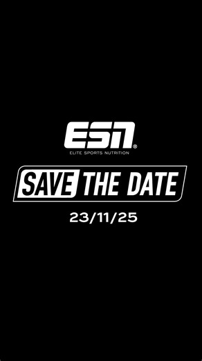ESN | Elite Sports Nutrition on Instagram: "ESN Black Week: 23/11/25, 12:00 (CET)"