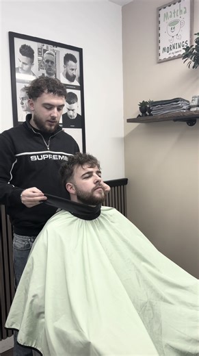 Burst Fade and Beard Trim: A Fresh Look