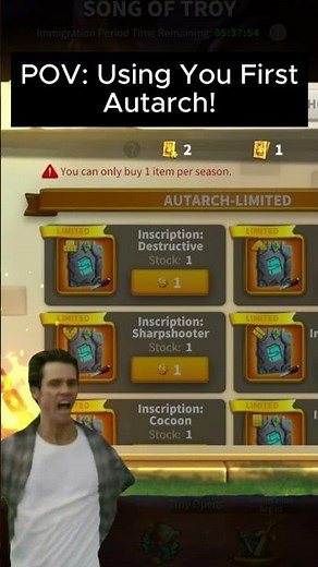 Time to Use My First Autarch!