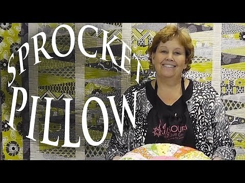Scrap Buster - How to Make an Easy Sprocket Pillow