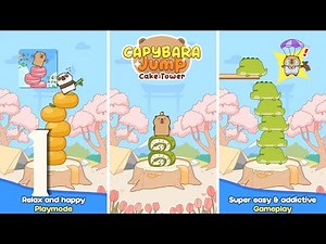 Capybara Jump: Cake Tower Gameplay Walkthrough Part 1 (Android, IOS)