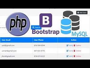 Mind Luster - Learn PHP CRUD Tutorial with MySQL Bootstrap 4 Create Read Update Delete