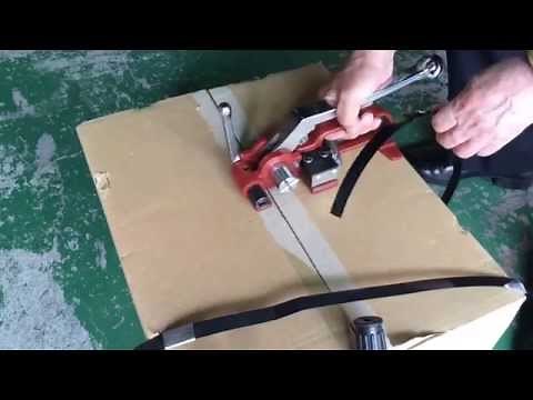 札場産業｜KBR型ﾌﾟﾗﾊﾞﾝﾄﾞ用巻取り式引締め機：PPﾊﾞﾝﾄﾞ・ﾍﾋﾞｰﾊﾞﾝﾄﾞ・ｴｽﾃﾙﾊﾞﾝﾄﾞ用のﾄﾞﾗﾑ巻き取り式 強力に引き締めます