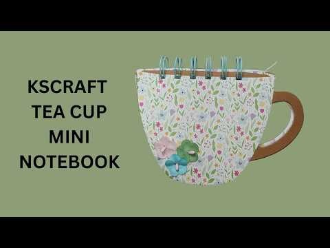 I Can't Believe How Cute This Teacup Notebook Turned Out! #kscraft