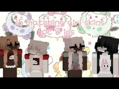 Matching Sanrio Minecraft Skins | PC & IOS