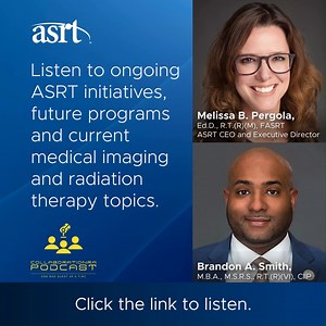 28 reactions · 14 shares | ASRT President Brandon A. Smith, M.B.A., M.S.R.S., R.T.(R)(VI), CIIP, and ASRT CEO Melissa B. Pergola, Ed.D., R.T.(R)(M), FASRT, recently were guests on the Collaborate RA podcast. Listen to the two-part series now: https://bit.ly/4763QO9. | American Society of Radiologic Technologists | Facebook