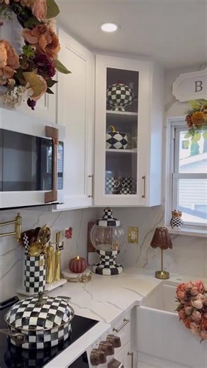 Cozy Neutral Fall Kitchen Decor