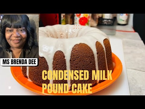 How To Make a Condensed Milk Pound Cake | My Birthday Cake