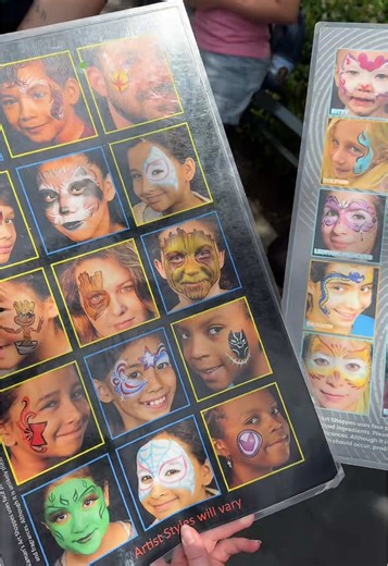 Face Paint Roulette at Disneyland Adventure