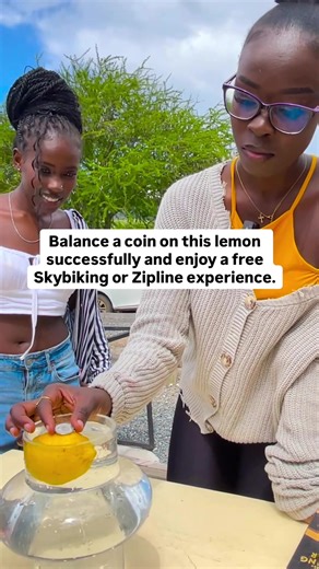 Think you can successfully balance a coin on this lemon? We’d love to see you try. If you pull it off, you get a free Skybiking or Zipline experience. . . #sironkavalleyresort #kajiado #games #ziplinginkenya