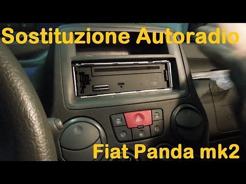 Sostituzione Autoradio Fiat Panda 2° Serie(169)