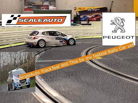 ScaleAuto Peugeot 208 SlotCar Review and Track Test. Mini Championship Round 4 Recap